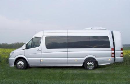 Bus rental Danmark, Denmark Mercedes Benz Sprinter Lux TOP Business class